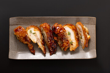 チキンのアスパラチーズロール焼き