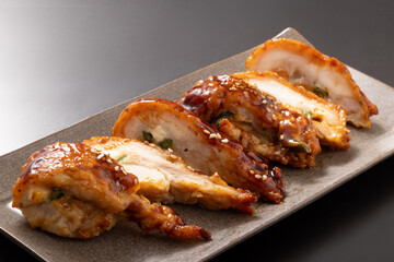 チキンのアスパラチーズロール焼き