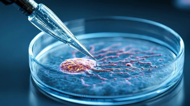 Scientist using precision tools to apply nanomaterial coatings that increase surface strength focusing on innovative strengthenhancing applications.