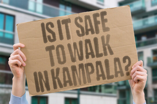 "Is it safe to walk in Kampala?" Uneven infrastructure presents challenges for pedestrians throughout Uganda capital. SAFE. KAMPALA. INFRASTRUCTURE. UGANDA. CHALLENGE.
