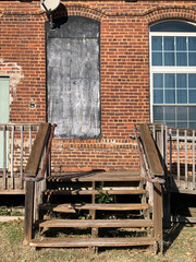 NC Cornelius Gem Yarm Mill Rear Stairs Vertical 2025