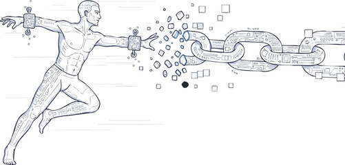 Digital human breaks free from technological chains