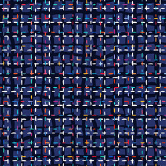 Line Doodle Seamless Pattern 50 - Weave Grid