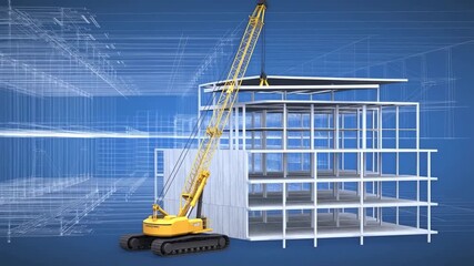 Modern Construction Animation: From Blueprint to Building Progress