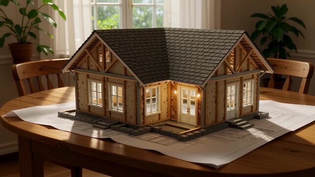 Building a Miniature Dream Home: From Blueprints to Life!