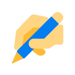 writing flat icon