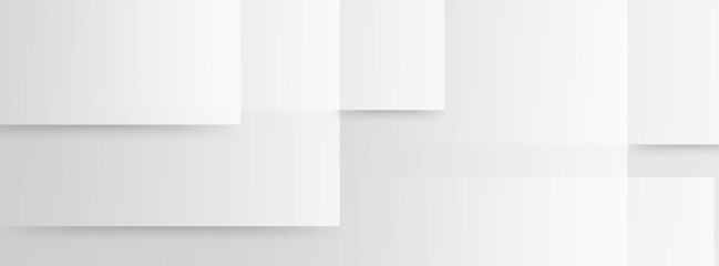 Obraz premium minimal abstract background with clean white and gray layered block shapes
