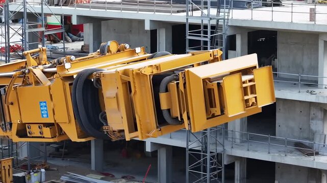 Erecting a Giant Tower Crane: Heavy Lift Operations