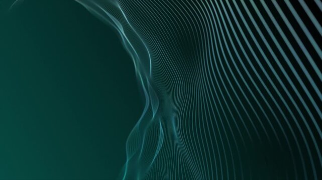 colourful  multiple parallel wavy lines modern design loop able geometrical background