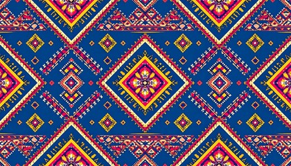 Vibrant geometric pattern design