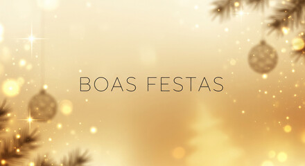 Minimalist Happy Holidays Poster