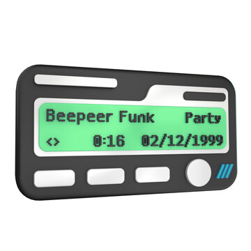 Beeper 3D Illustration
