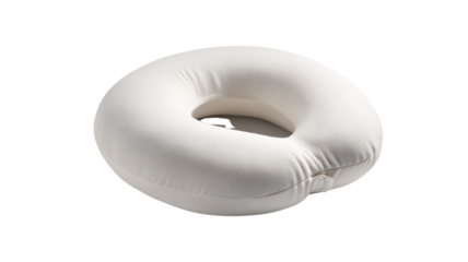 White headrest pillow for massage table, offering comfort and relaxation in a spa or therapy setting