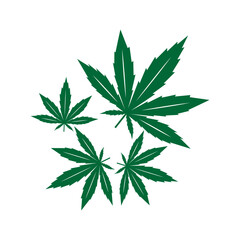 Cannabis logo icon design