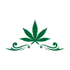 Cannabis logo icon design