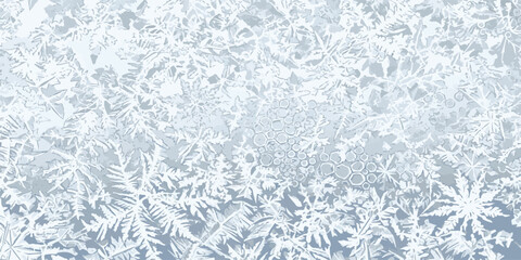 Abstract blue background with snowflake design, a cold winter texture and vintage grunge pattern