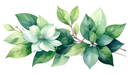 Watercolor floral arrangement (2)