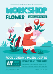 Flower Workshop Flyer