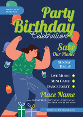 Birthday Party Flyer