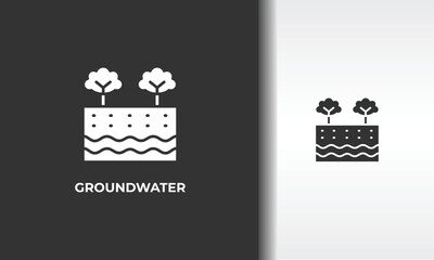 Groundwater Vector, Icon Or Logo Sign Isolated Symbol Illustration