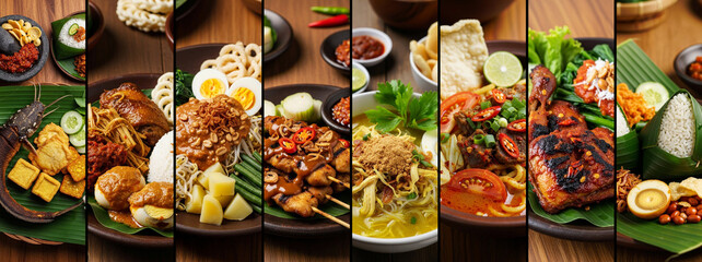 Indonesian Traditional Food Compilation &ndash;Local Culinary Dishes