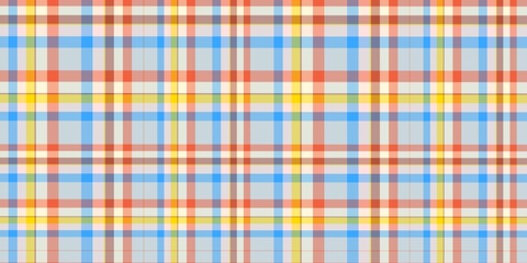 Vibrant Multi-Color Plaid Fabric Texture