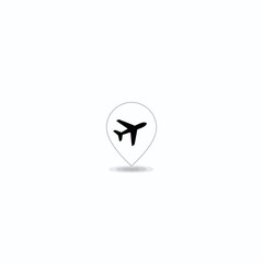 Airport Location Pin Icon Map Marker