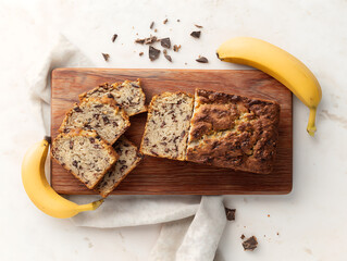 Delicious Banana Bread with Chocolate Chips