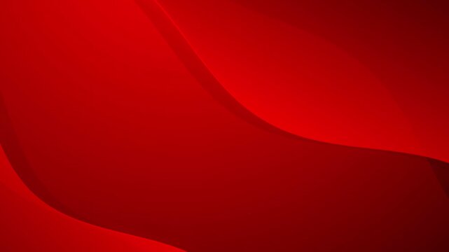 red background gradient shape wave animation