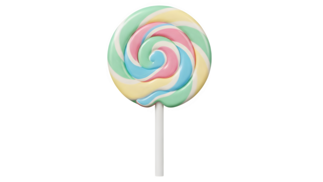 Minimal Candy Lollipop (Gen-Z Style)