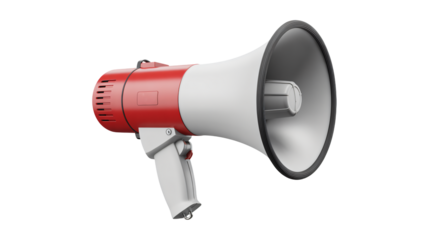 Project your voice with this powerful megaphone for announcements