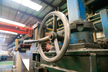 Valves, in mechanical industrial equipment