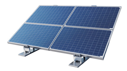 Modern solar panel array generating clean energy for sustainable living © EpicLens Collective