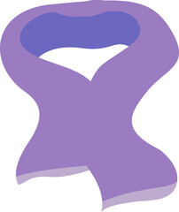 Cute Scarf Shawl Illustration Element