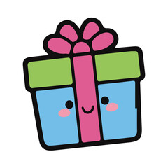 Christmas gift vector illustration design