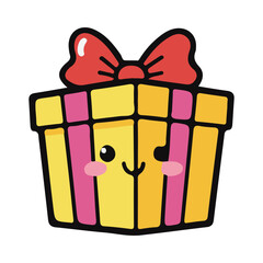 Christmas gift vector illustration design