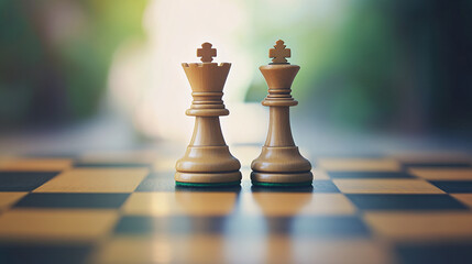 chess pieces on a chessboard