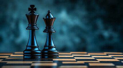 chess board on a chessboard