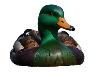 duck isolated on white