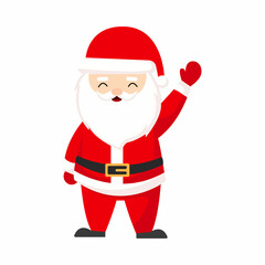 santa claus with gift