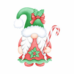 santa claus with gift