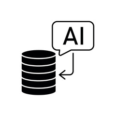 Icon a Data Assistant, isolated against a clean background.