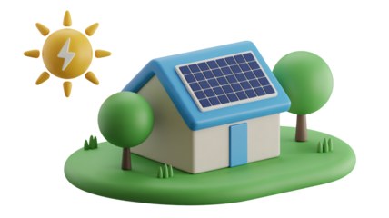 Eco home solar panels provide clean energy for sustainable living