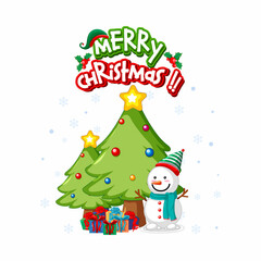 Christmas tree and gifts