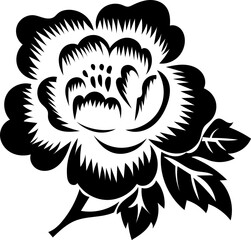 Chinese New Year 2026, the year of the Horse, red and gold line art characters, simple hand-drawn Asian elements with craft (Chinese translation: Happy Chinese New Year 2026, year of the Horse)