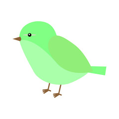 
シンプルでかわいい鶯のイラスト素材
