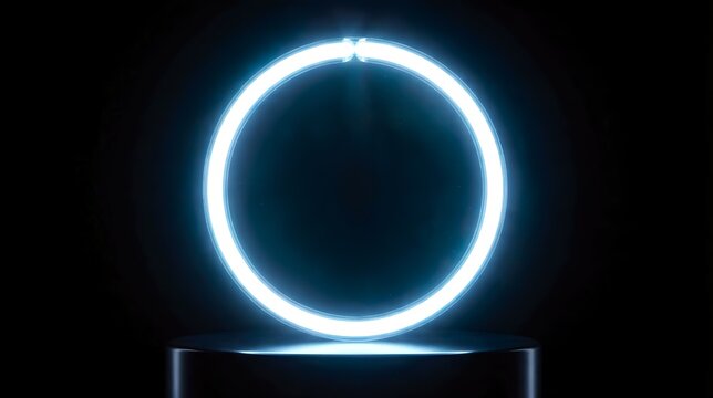 smooth radiant edges, intense electric luminance