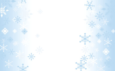 Snowflake Frame Background, Merry Christmas. Holiday