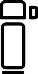 Insulated Drink Bottle Outline Icon