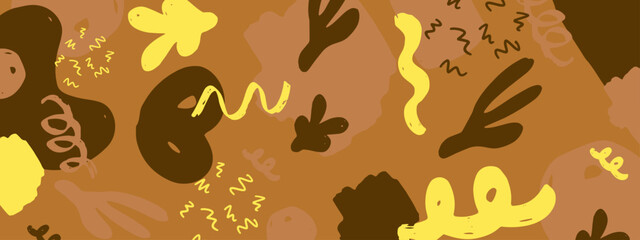 creative abstract background with organic pattern